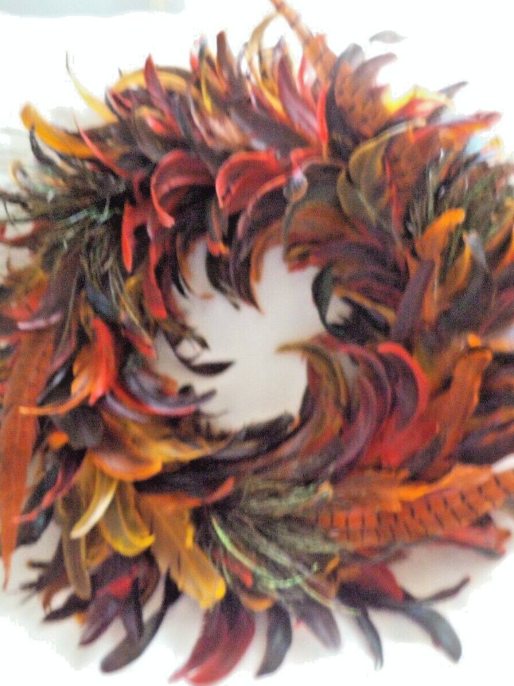 Pheasant Feather Wreath